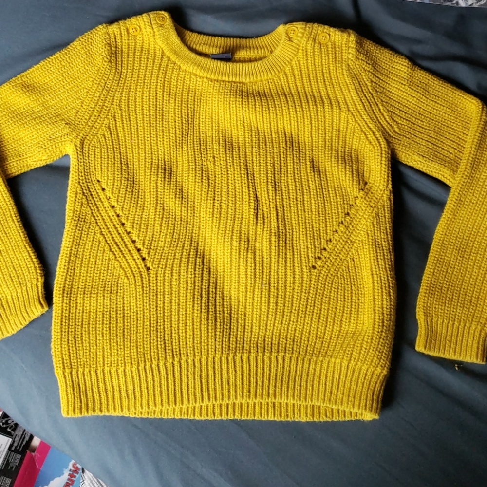 Baby gap mustard sweater